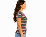 Women's Stripe T-Shirt - Image 4