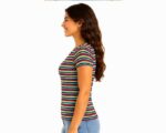 Women's Stripe T-Shirt - Image 2