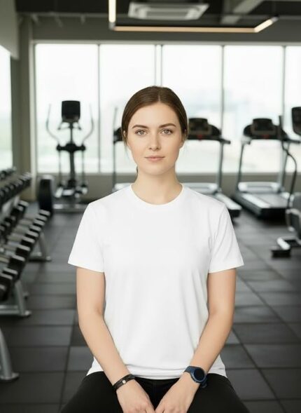 Women's Solid Round Neck  T-Shirt