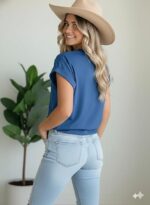 Women's Stylish Half Sleeves T-Shirt - Image 2