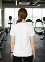 Women's Solid Round Neck  T-Shirt - Image 2