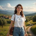 Women's Graphic Print T-Shirt - Image 4