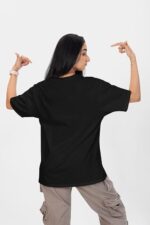 Women's Plain T-Shirt - Regular Fit Round Neck Short Sleeve Cotton Blend Tee - Image 2