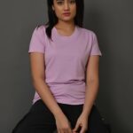 Cotton Solid Round Neck T Shirt
