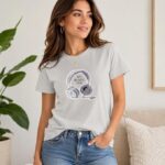 Women's Oversized Graphic Printed T-Shirt - Image 2