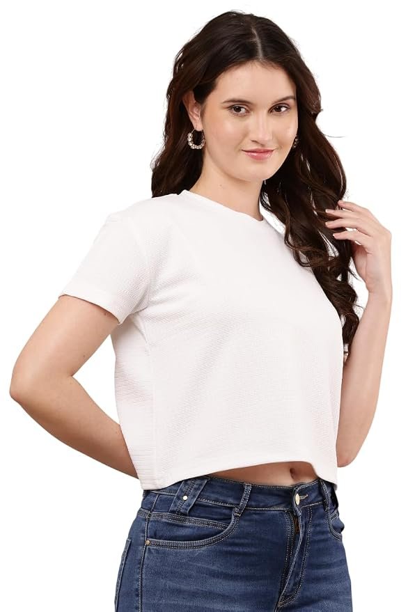 61w8ERhPORL._SY879_.jpg Summer Westren Wear Half Sleeve Round Neck T-Shirt - Image 1