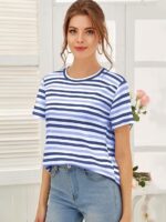 Woman Spandex Top  T-Shirt - Image 4