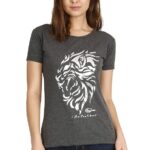 Women's Cotton Printed Round Neck Half Sleeve T-Shirt