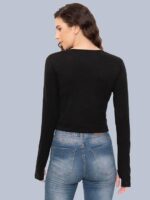 Women’s Cotton Crop T-Shirt - Image 3