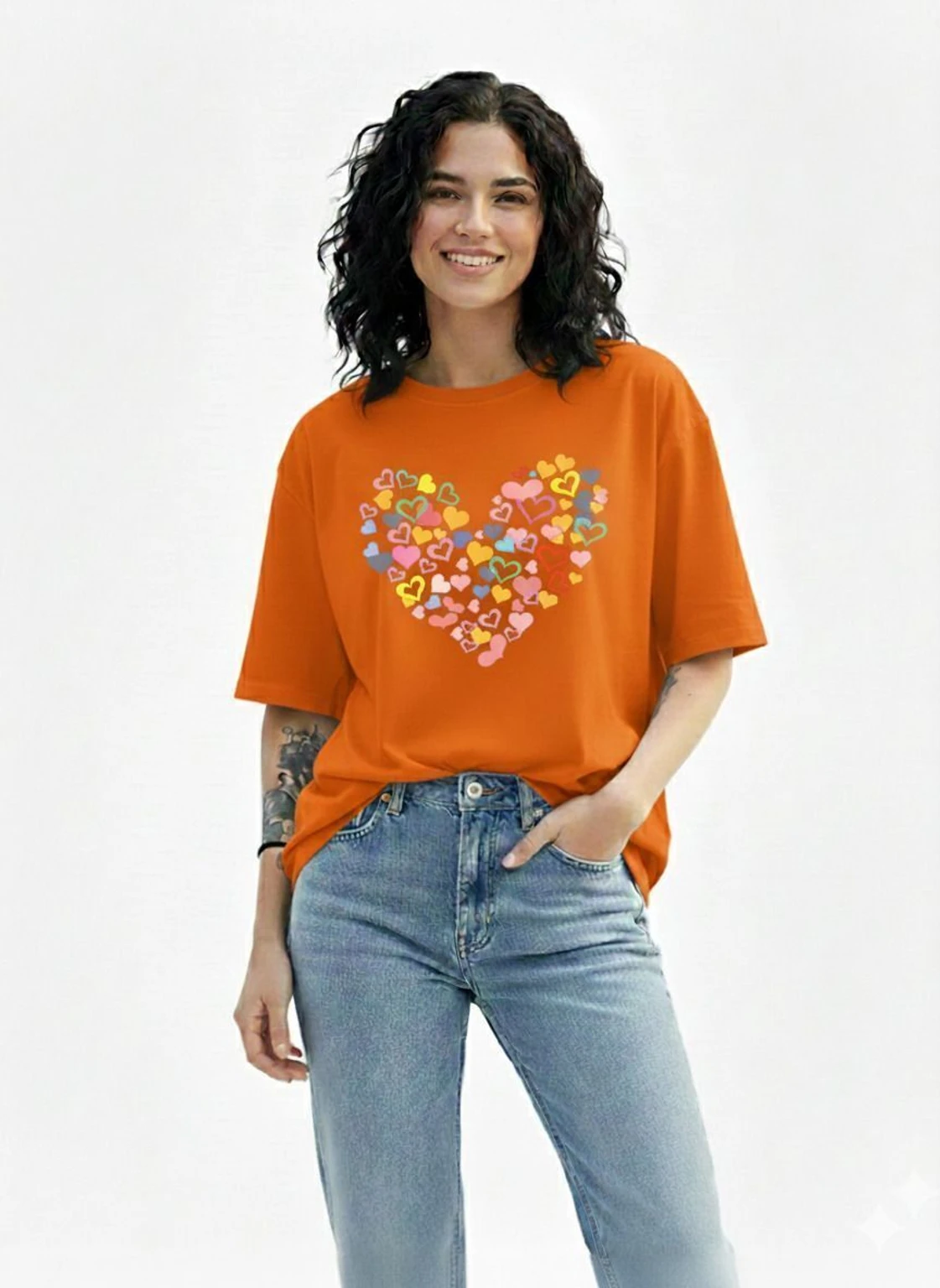 xxl-kpy-w-t-d-034-multi-varunas-trend-original-imahnfyb2r22qjmy.webp Women Printed Round Neck Cotton Blend Multicolor T-Shirt - Image 1
